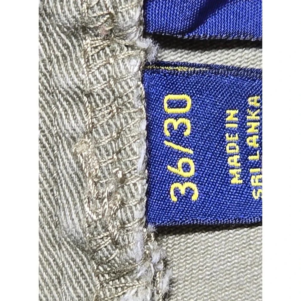 Polo Ralph Lauren Mens Khaki Pants 36x30‎ Cotton Casual Trousers